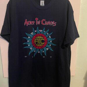 Alice In Chains Dirt T-Shirt Grunge Rock Band Graphic Tee 90s Music Fan Shirt